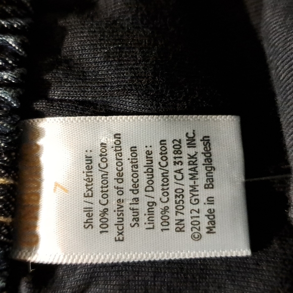 Gymboree girls heart design jean skirt size 7 NWT - Picture 2 of 2